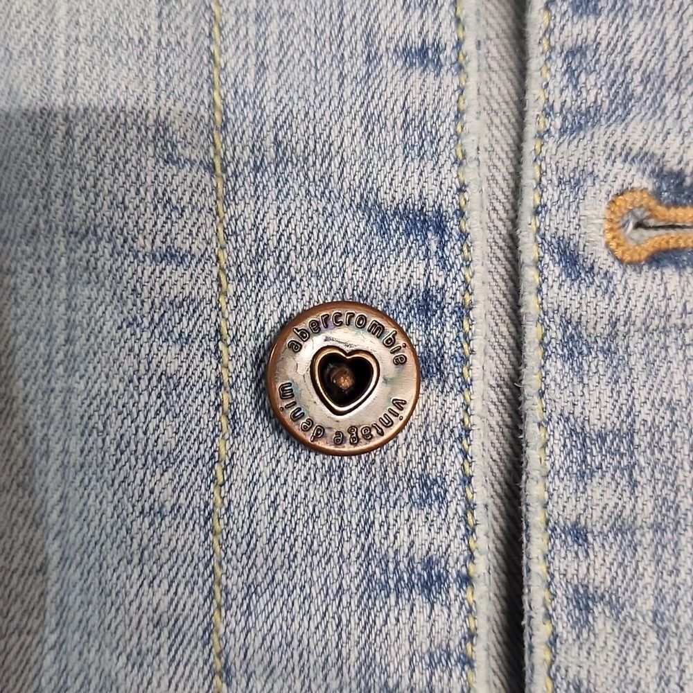 Abercrombie girls denim jean jacket - Picture 7 of 10